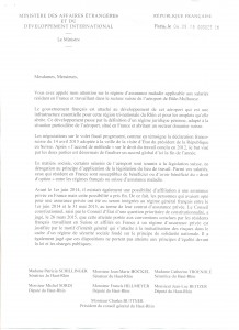 Courrier Ministère des affaires étrangères 1 001