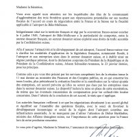 Courrier JM Ayrault